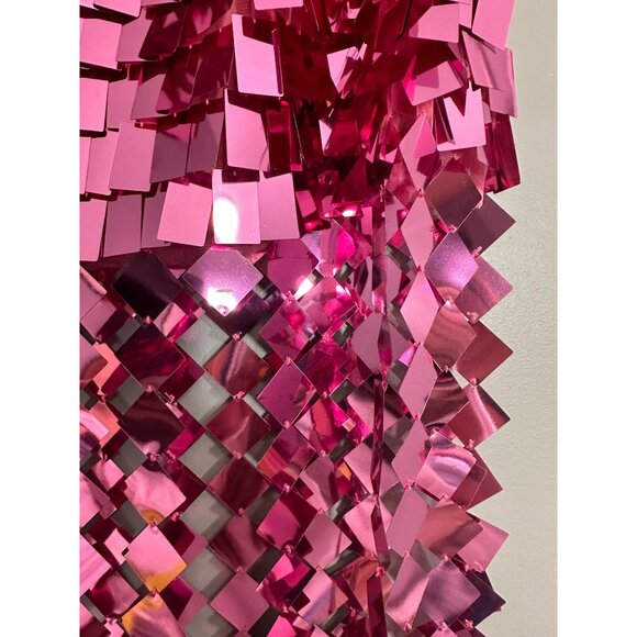 Jonathan Simkhai Pink Sequin Midi Skirt - Picture 3 of 16